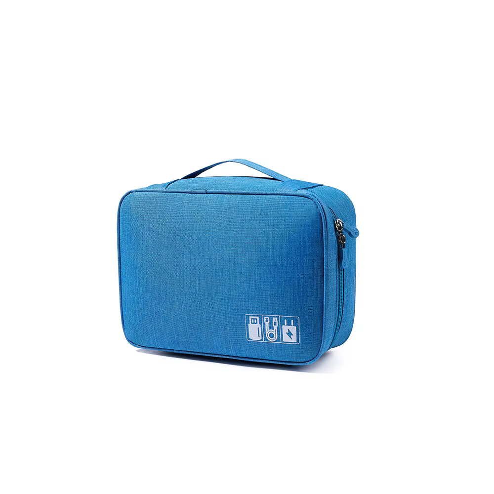 Sac de rangement pour câbles de voyage, sac numérique multifonctionnel, organisateur électronique nu
