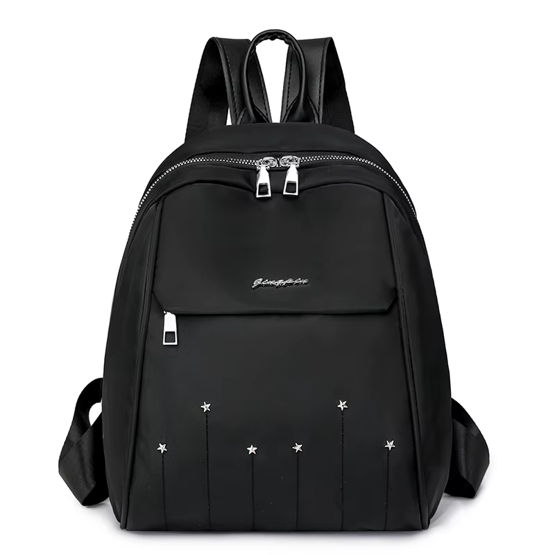 Sac à Dos en Nylon Décontracté avec Sangle Réglable, Grande Capacité, Sacs de Voyage de Rue, Sacs d'