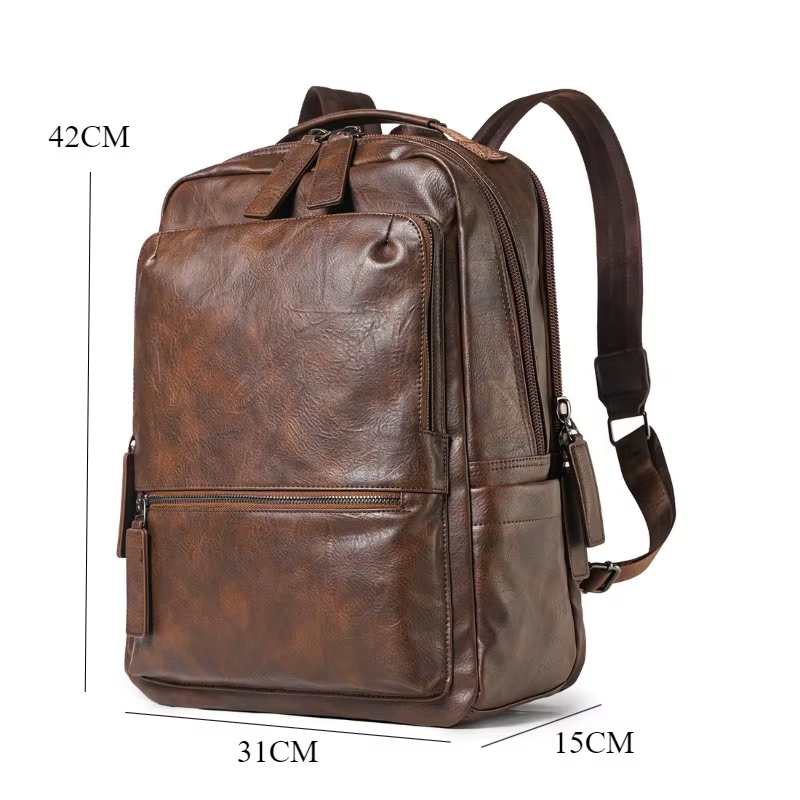 Sac à dos Vintage pour hommes, grande capacité, sacs à dos de voyage, plusieurs compartiments, pour 