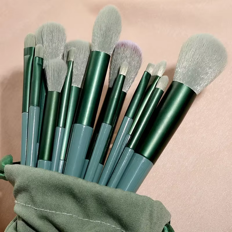 Ensemble de pinceaux de maquillage professionnels, kit d'outils de brosse de maquillage, fard à barr