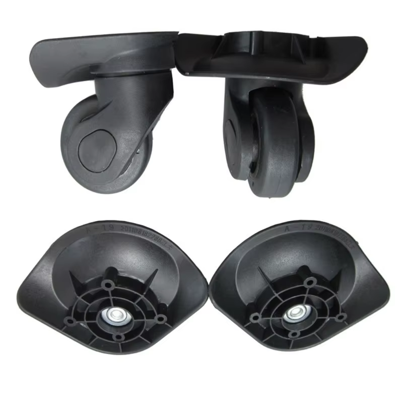 Roues de bagages de rechange A19, 1 paire, réparation, accessoires pour valises de voyage