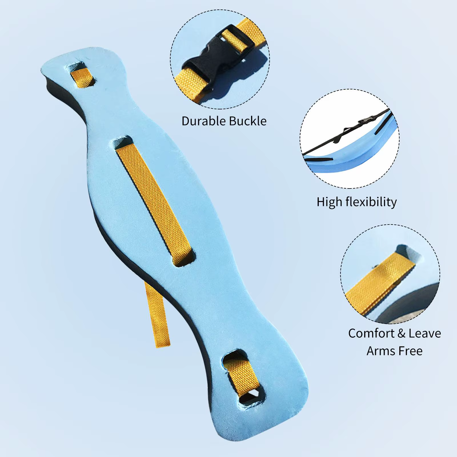 Ceinture flottante réglable pour débutants, aide à l'entraînement de natation, ceinture de sécurité