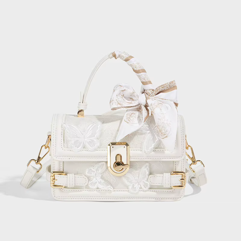 ABQP – sac à bandoulière de luxe pour femmes, sac à main tendance de marque de luxe, broderie papill
