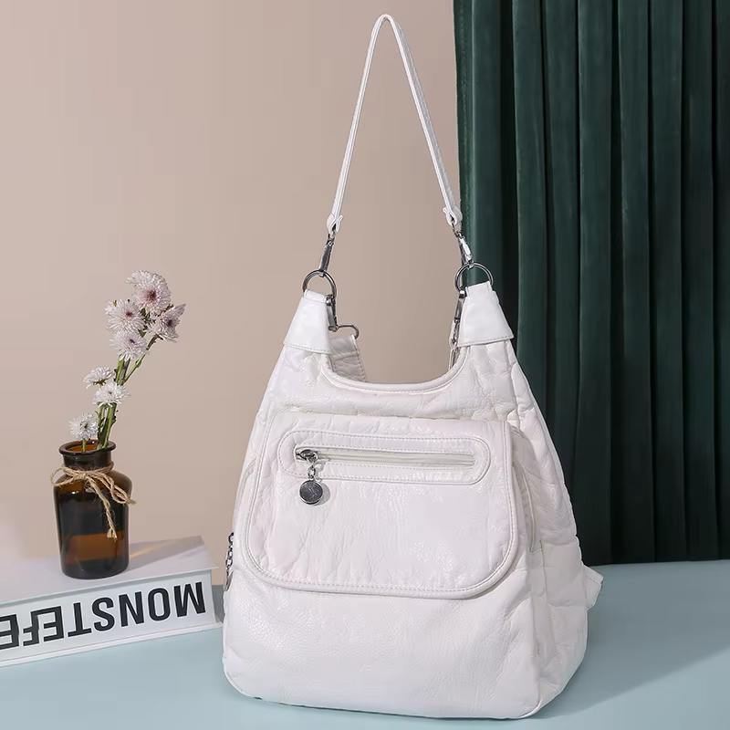 Sacs multifonctions sacs à main de haute qualité Bookbag sacs d'école en cuir souple pour adolescent