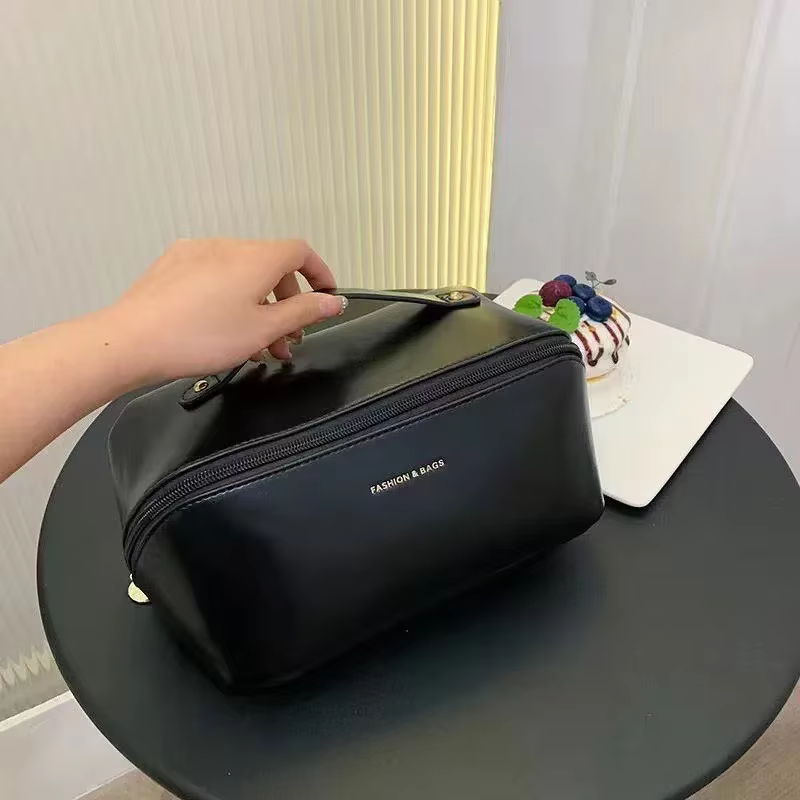 Trousse de toilette pour femme, trousse de maquillage, pochette de rangement, boîte de luxe pour fem