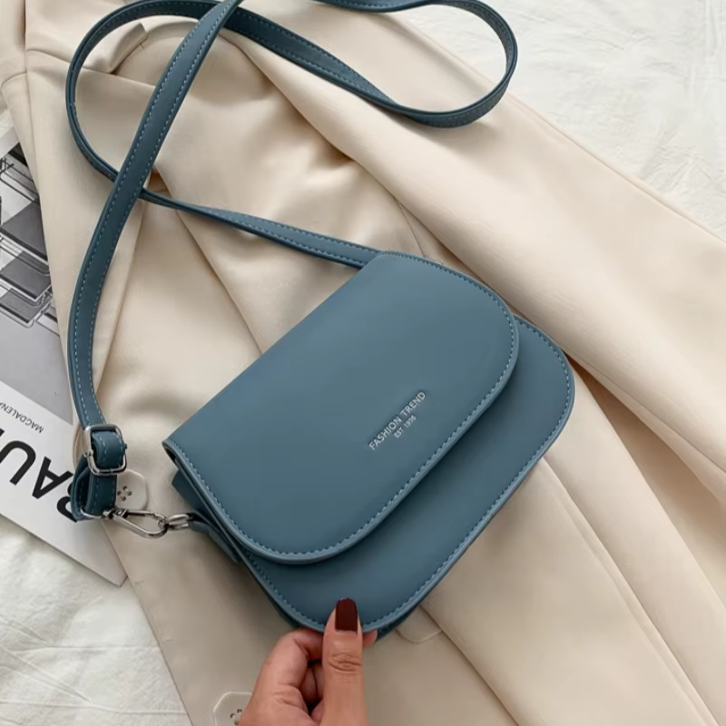 Sac bandoulière minimaliste multicolore décontracté, petit sac à rabat, sac décontracté pour tous le