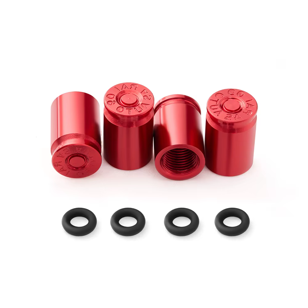 Capuchons de valve de pneu de voiture, couvre-tiges de pneu, anti-poussière et étanches, 4 pièces po