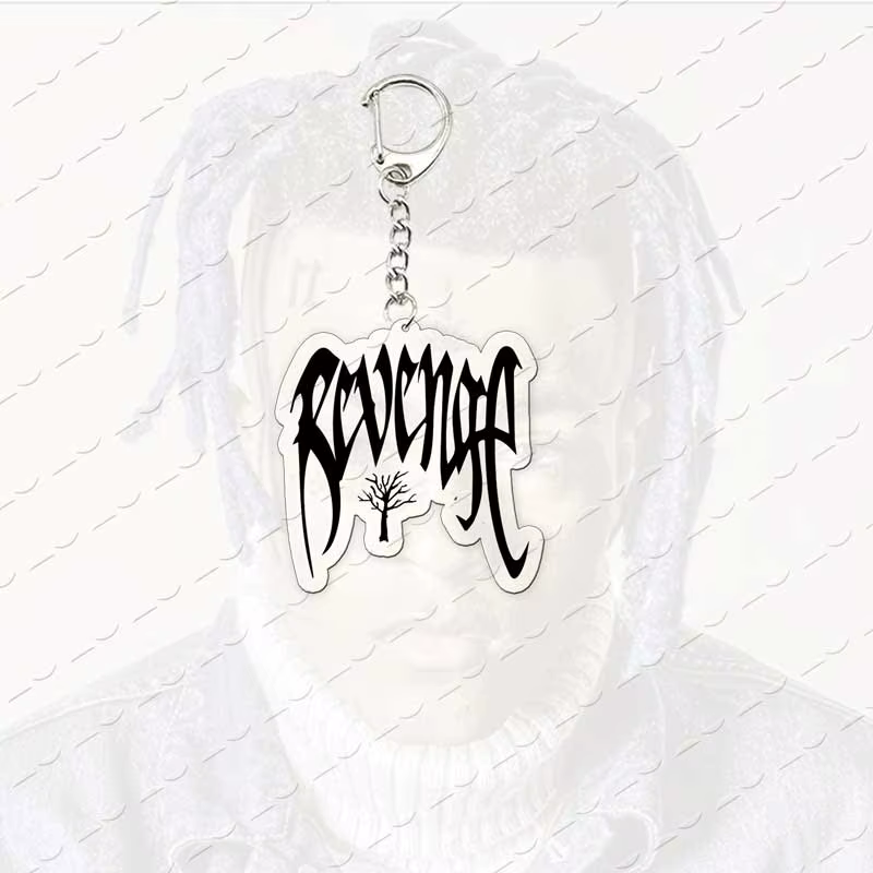 Porte-clés et breloques en acrylique Singer Xxxtentacion, rappeur de Floride, pour fans et amis