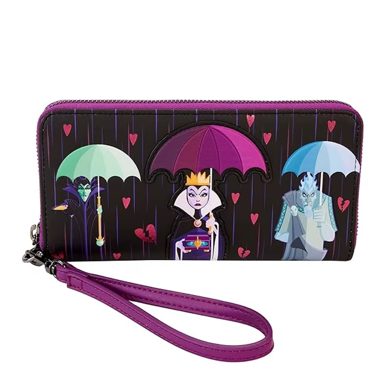 Nouveau sac à dos mini portefeuille Loungefly La Petite Sirène Ariel Villains Ursula