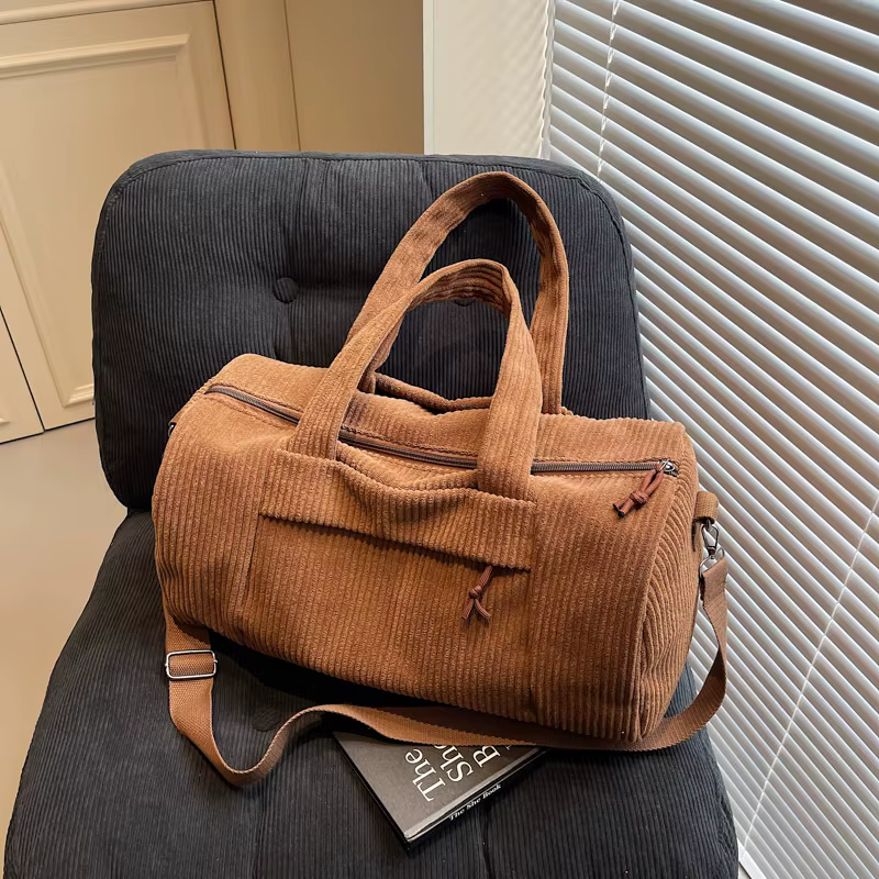 Sac fourre-tout de voyage pour hommes et femmes, pochette de rangement légère pour courts séjours, s