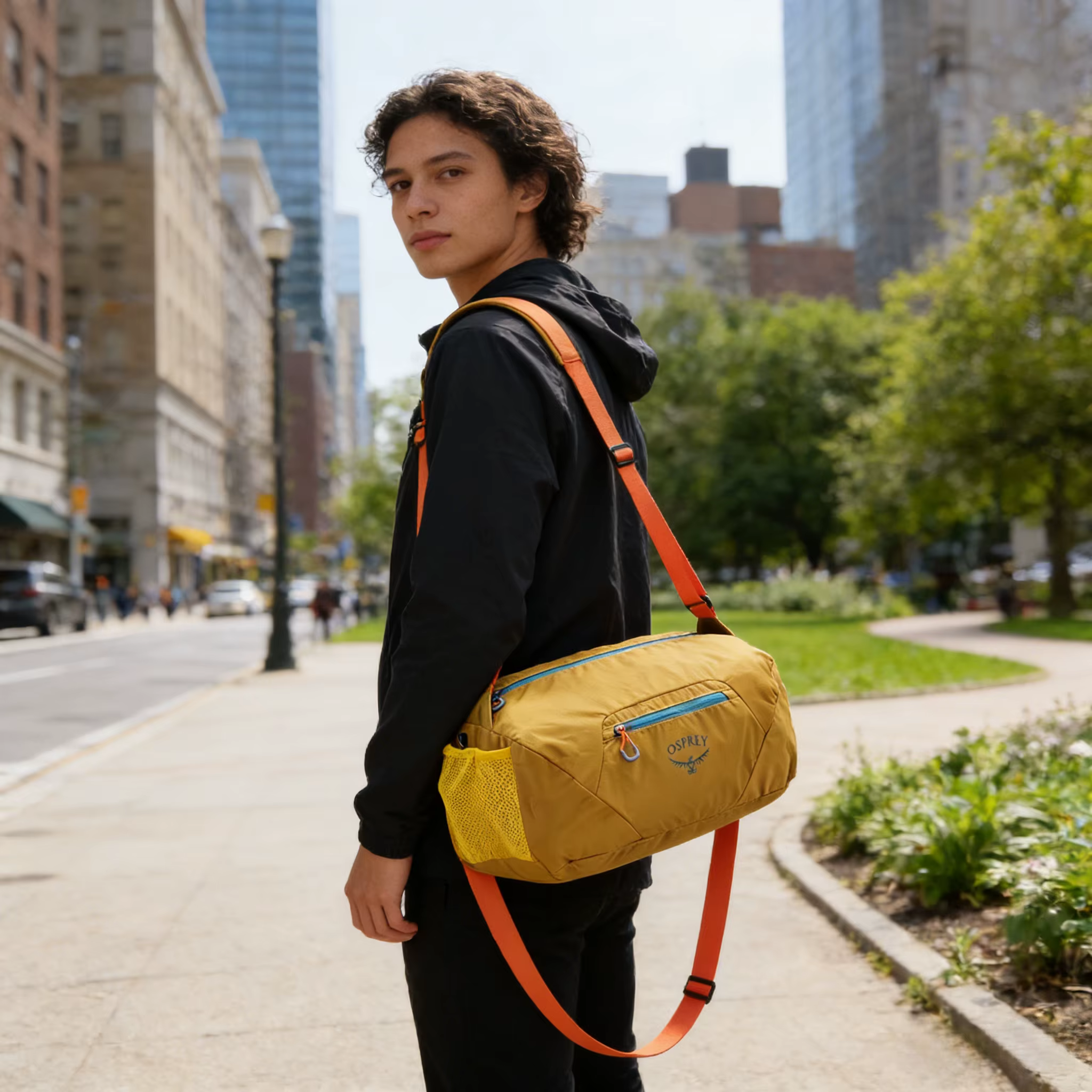 Sac de voyage imperméable pour l'extérieur, sac de sport 30L grande capacité, sac à bandoulière plia