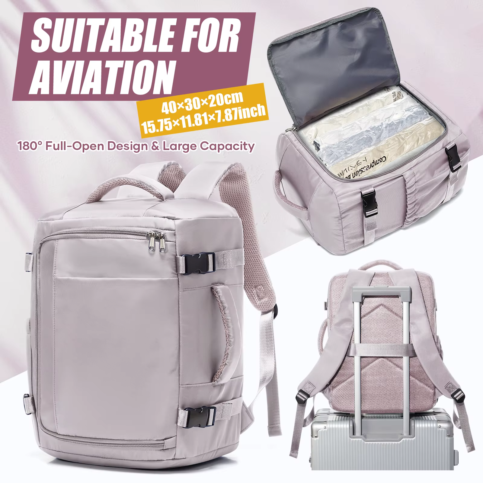 Bagage cabine Ryanair 40x30x20, sac sous siège, nouveau sac à dos de voyage EasyJet pour hommes et f