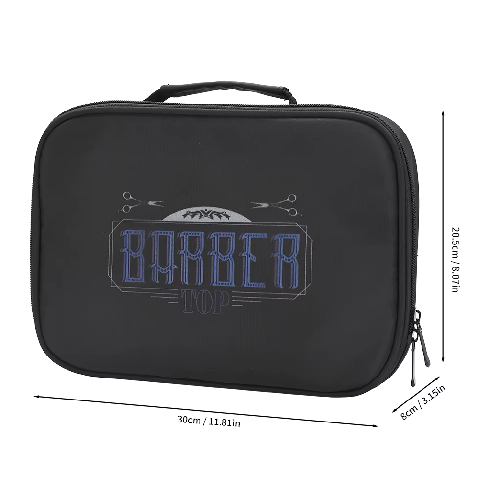 Organisateur de style de grande capacité pour le rangement de voyage, mallette à outils de barbier P