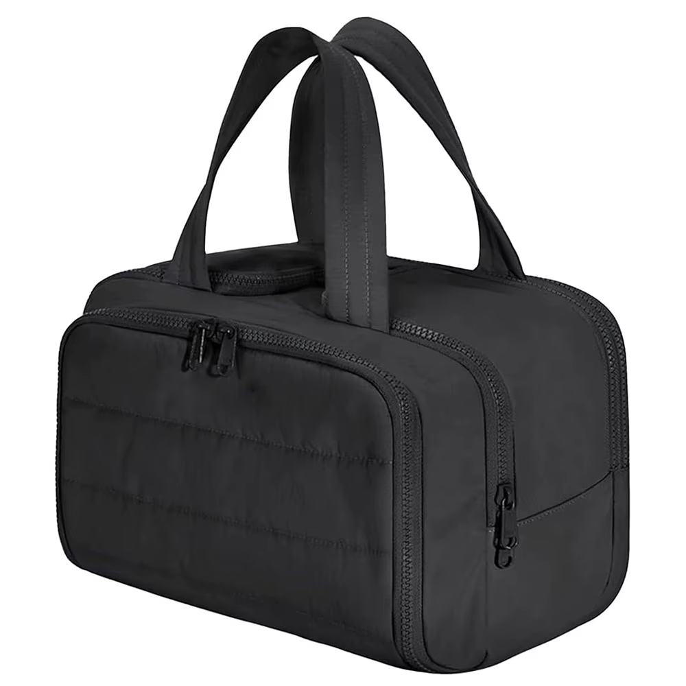 Sac à cosmétiques de grande capacité pour femmes, sac à main de lavage de voyage, cloison de salle d