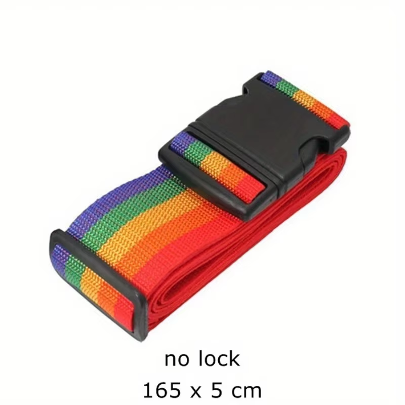 Sangle de bagage de voyage réglable avec cadenas à combinaison, ceinture de fixation sécurisée antiv