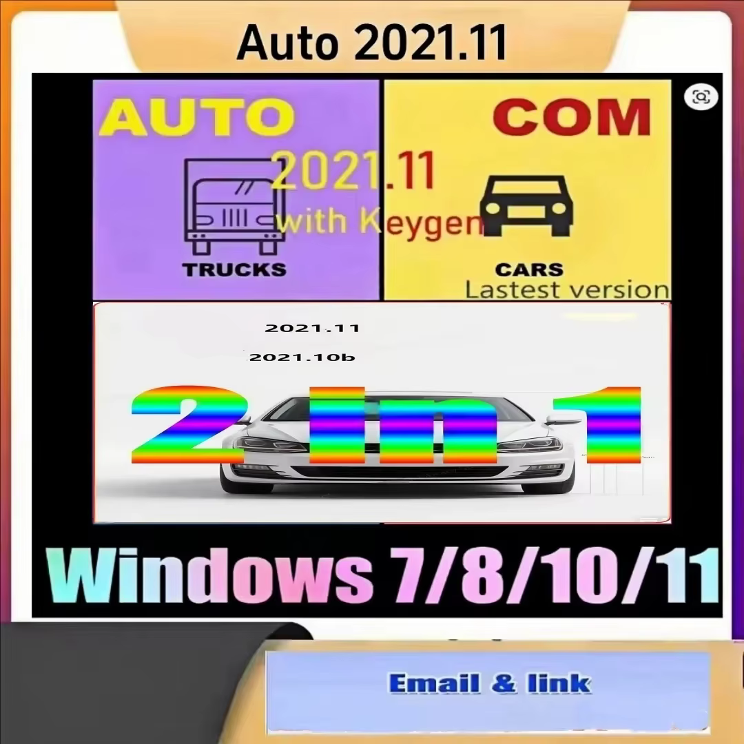 Logiciel de diagnostic automobile populaire 2025 Autocoms 2021.11 et 2021.10b avec Keygen pour DS-15