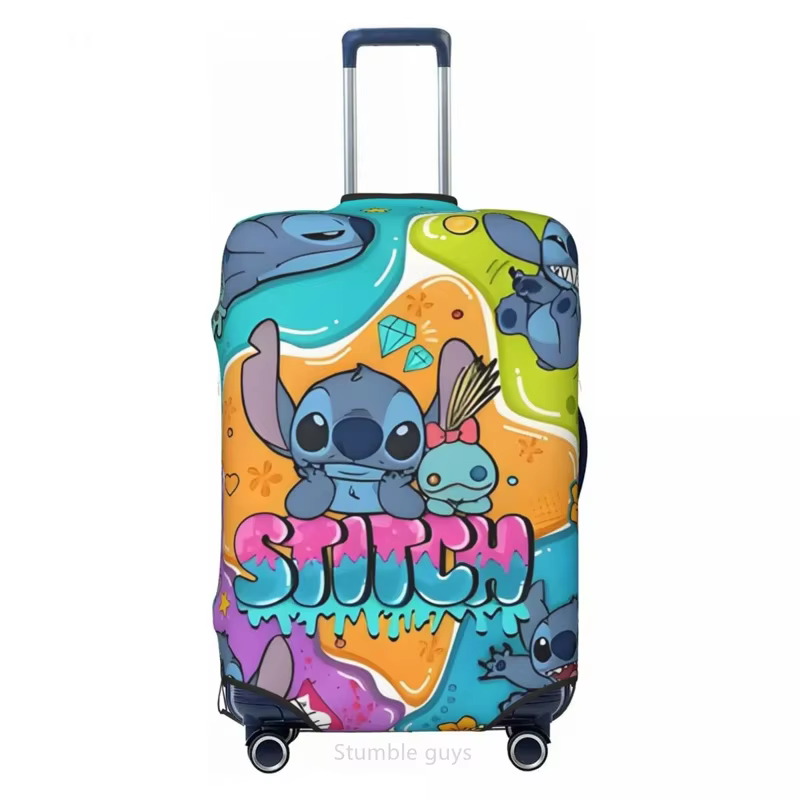 Housse de valise durable et lavable, motif S-Stitches, haute élasticité, convient aux bagages de 18 