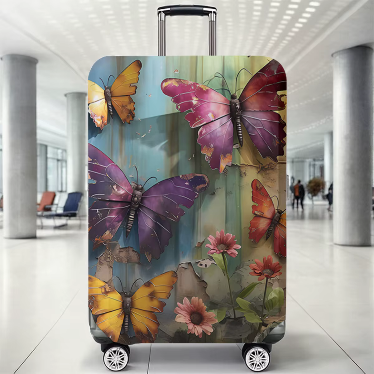 Housse de protection pour bagages, élastique, imperméable, anti-poussière, pour valise de 18 à 32 po