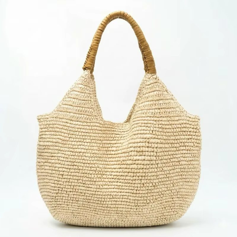 Sac fourre-tout pour femme de grande capacité, élégant sac à main de style côtier pour les vacances 
