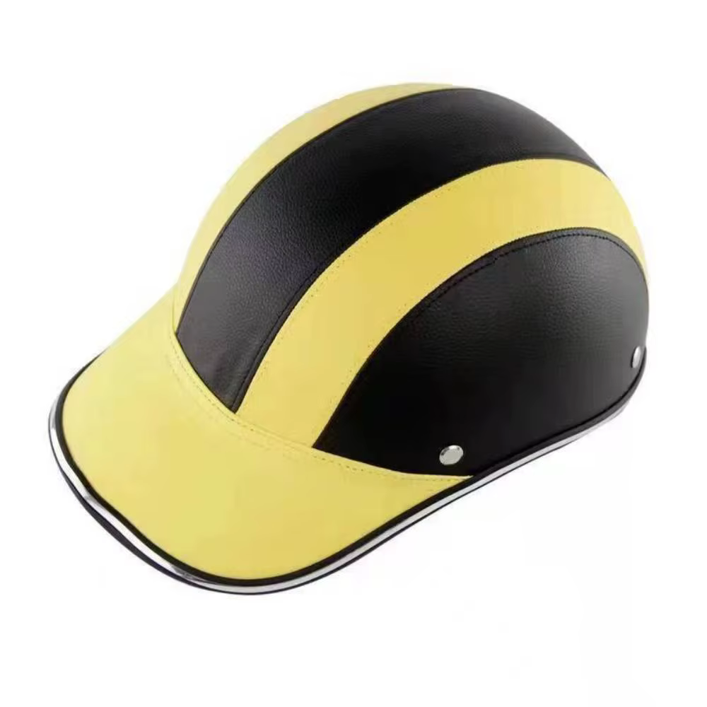 Casque de vélo de style casquette de baseball, sangle réglable, casque de cyclisme rigide anti-UV, d