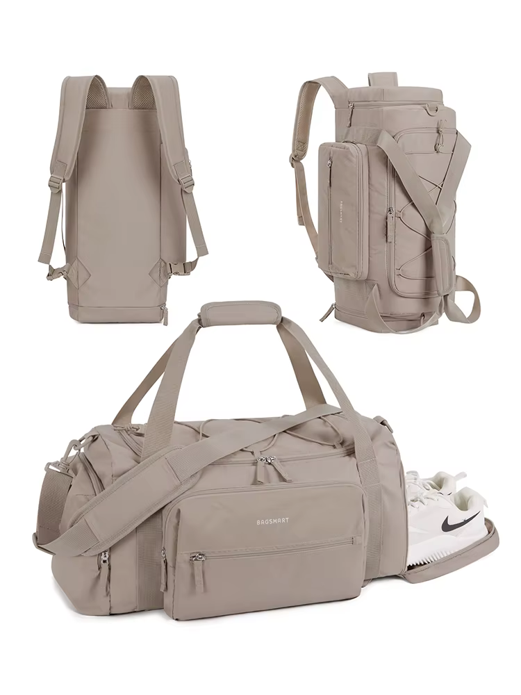 BAGSMART Sac de sport 4 en 1 pour femme et homme Sac de sport léger TSA avec compartiment à chaussur