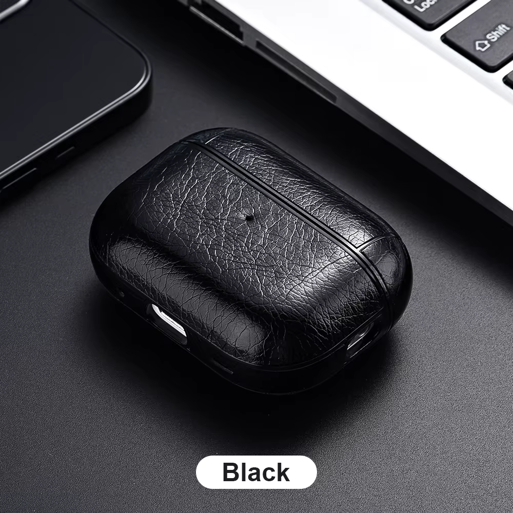 Pour Airpods Pro 3 étui en cuir affaires étui pour écouteurs coque casque couverture pour Apple AirP