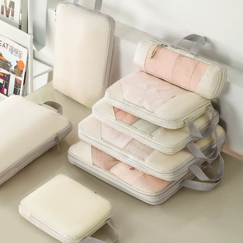 Cubes d'emballage à Compression pour valises, accessoires de voyage, organisateurs d'emballage exten