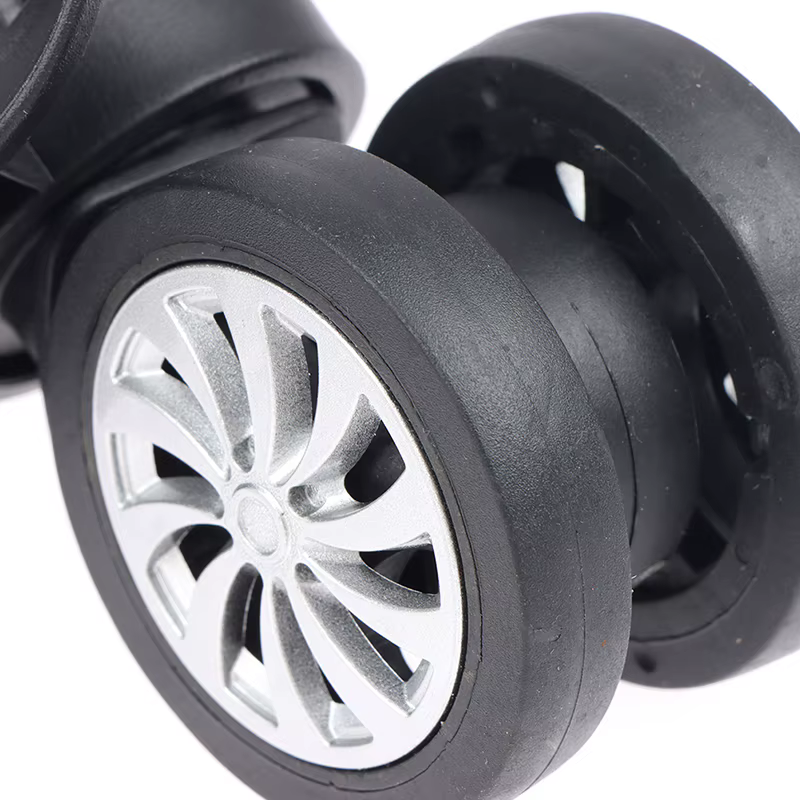 Valise à bagages universelle, roues pivotantes à 360 degrés, outils de roue de chariot, 4 pièces