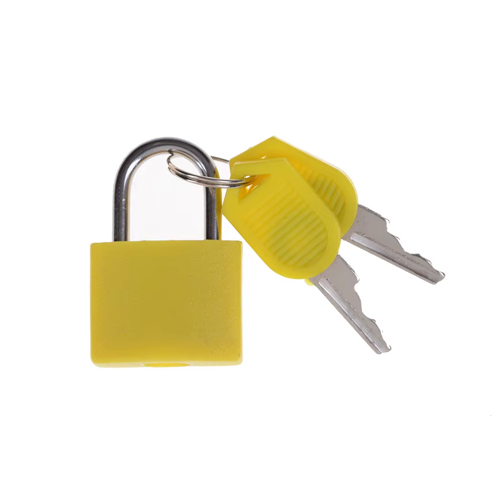 Petite serrure en acier Durable, petite serrure de valise avec 2 clés, serrure antivol ergonomique p