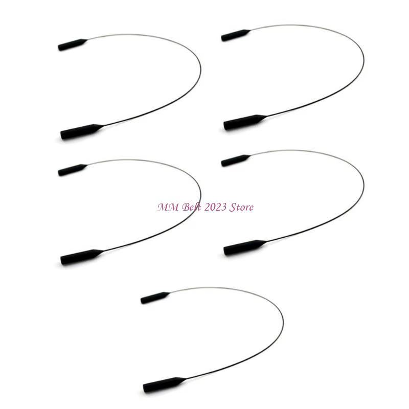 49ME – lot 5 supports lunettes réglables en Silicone, pour activités sportives plein air, hommes, fe