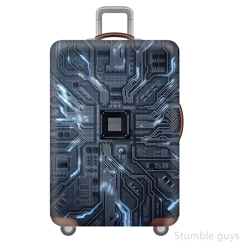 Housse de protection élastique de qualité supérieure pour bagages, anti-poussière, résistante aux ra