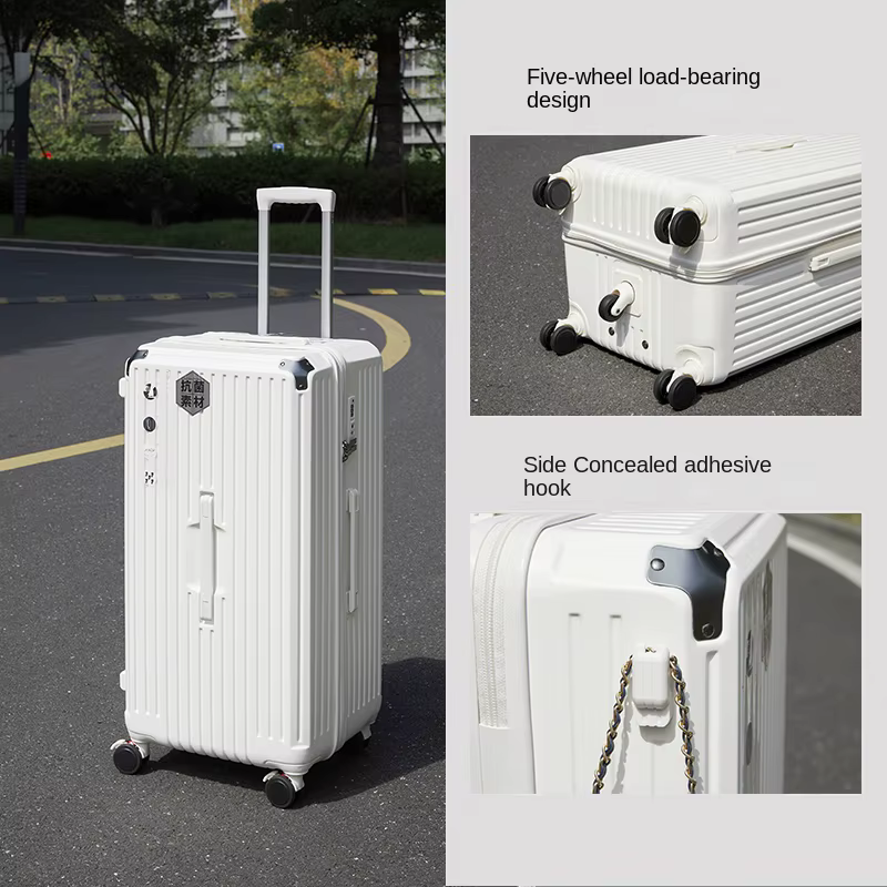 Valise 30 "bagages de grande capacité hommes et femmes universel mot de passe à cinq roues boîtier d