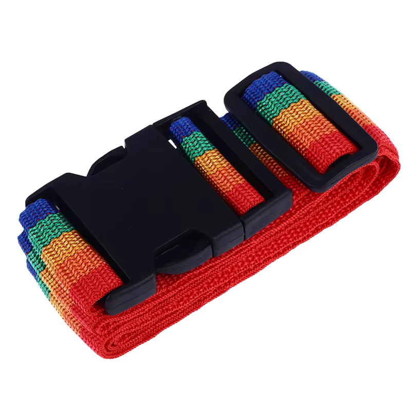 Sangle d'emballage en nylon durable pour bagages de voyage, serrure sécurisée pour valise, ceinture,