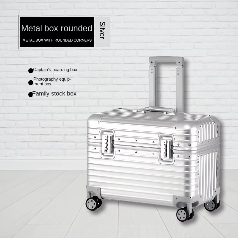 Étui capitaine tout en alliage d'aluminium et de magnésium, valise de cabine pour appareil photo d'a