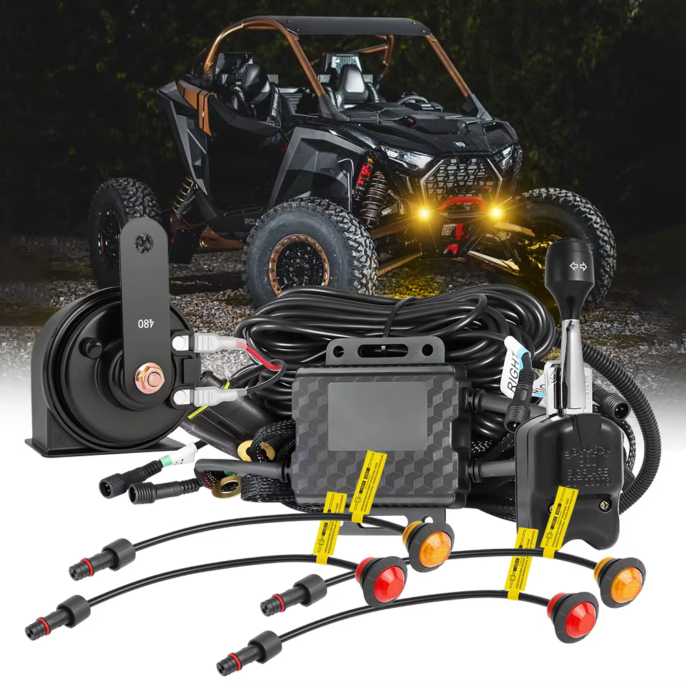 Clignotant universel pour Can-Am Defender & Defender MAX 2016 – 2023, accessoires UTV, Kit légal de 