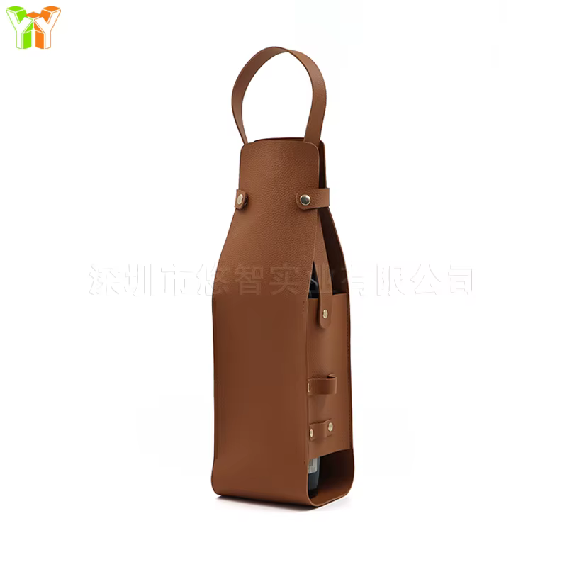 Sac cadeau à vin, fourre-tout à vin en cuir réutilisable, porte-sacs cadeaux de bière champagne doub