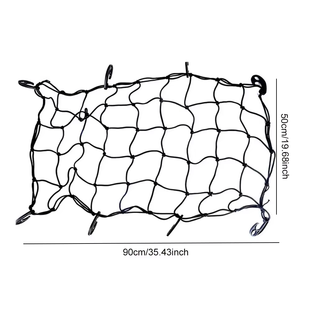 Filet de fixation de bagages pour toit de voiture (Nouveau style) - Filet en corde 120x90cm / 50x90c