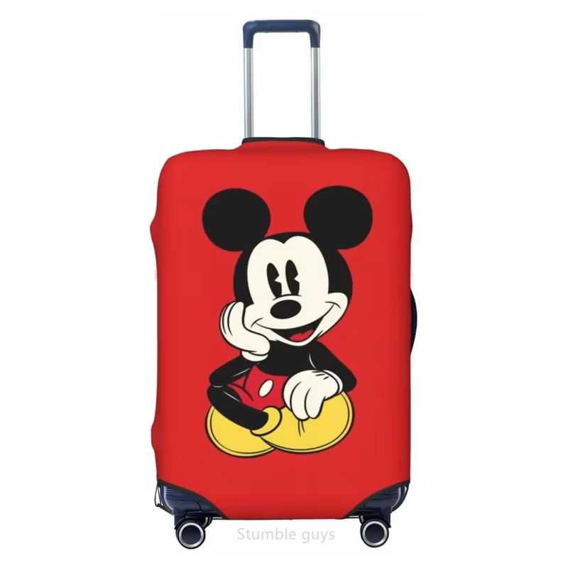 Housse de protection pour valise de voyage, motif M-Mickeys, tissu élastique, convient aux bagages d