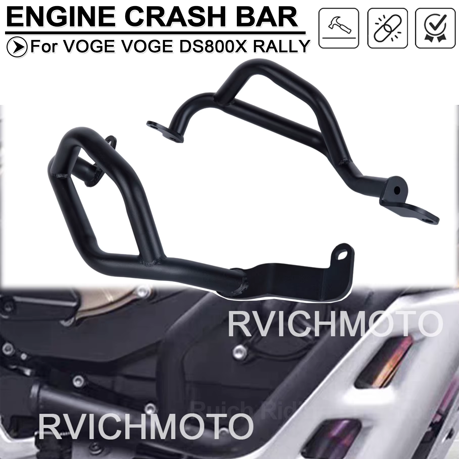 Protection de moteur et carénage anti-chute pour moto VOGE DS800X DSX 800 DS 800 X Rally – Pièces de
