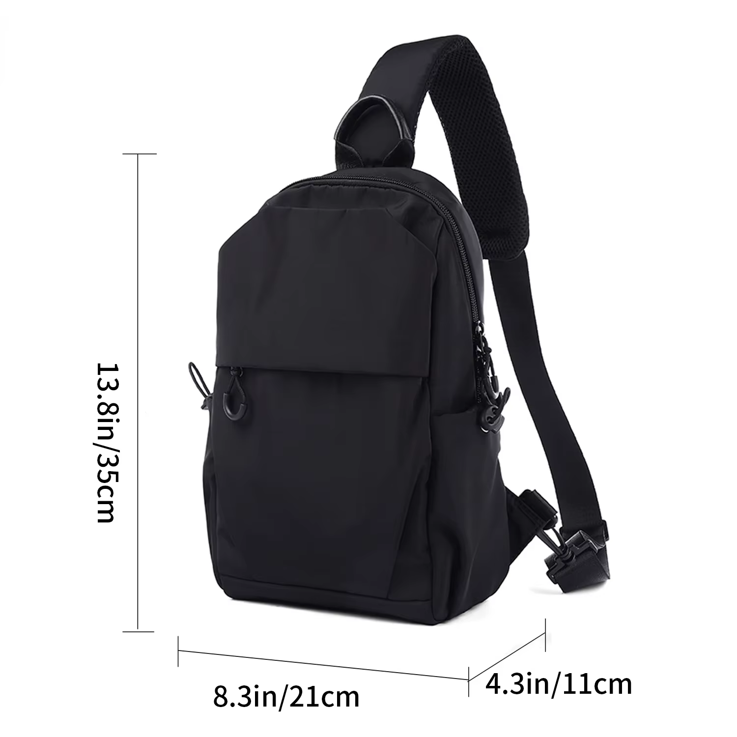 Sac de poitrine anti-vol pour hommes, sac à bandoulière décontracté, sac à bandoulière pour hommes, 