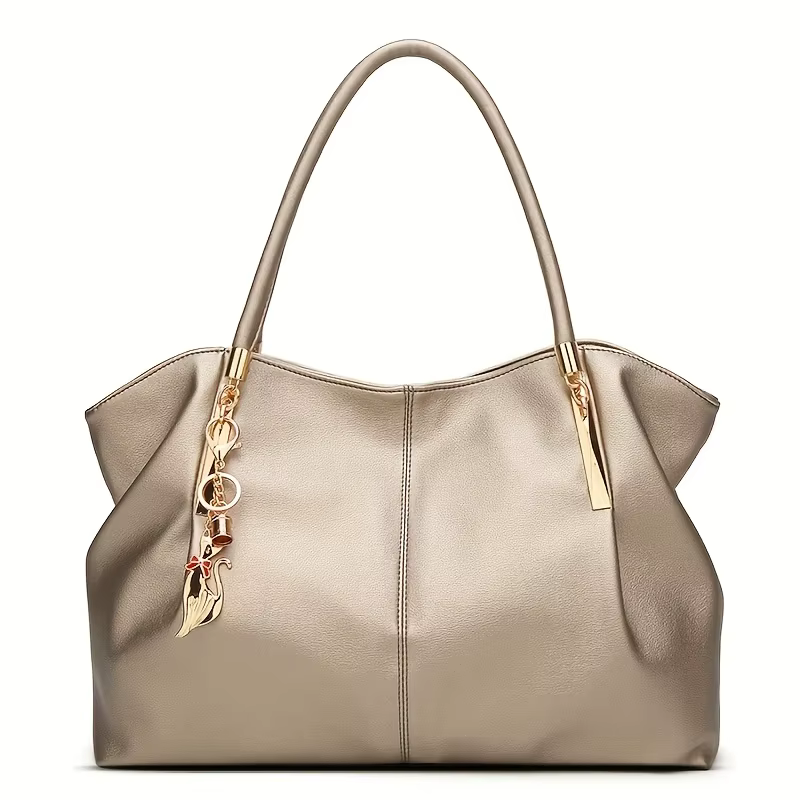 Sac à main élégant de grande capacité pour femmes, sac à bandoulière-avec bretelles détachables, sac