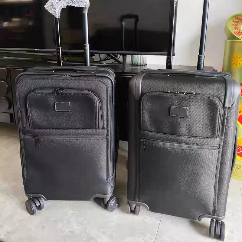 Valise de voyage de luxe en nylon et toile Oxford, bagage cabine avec serrure à code, idéale pour le