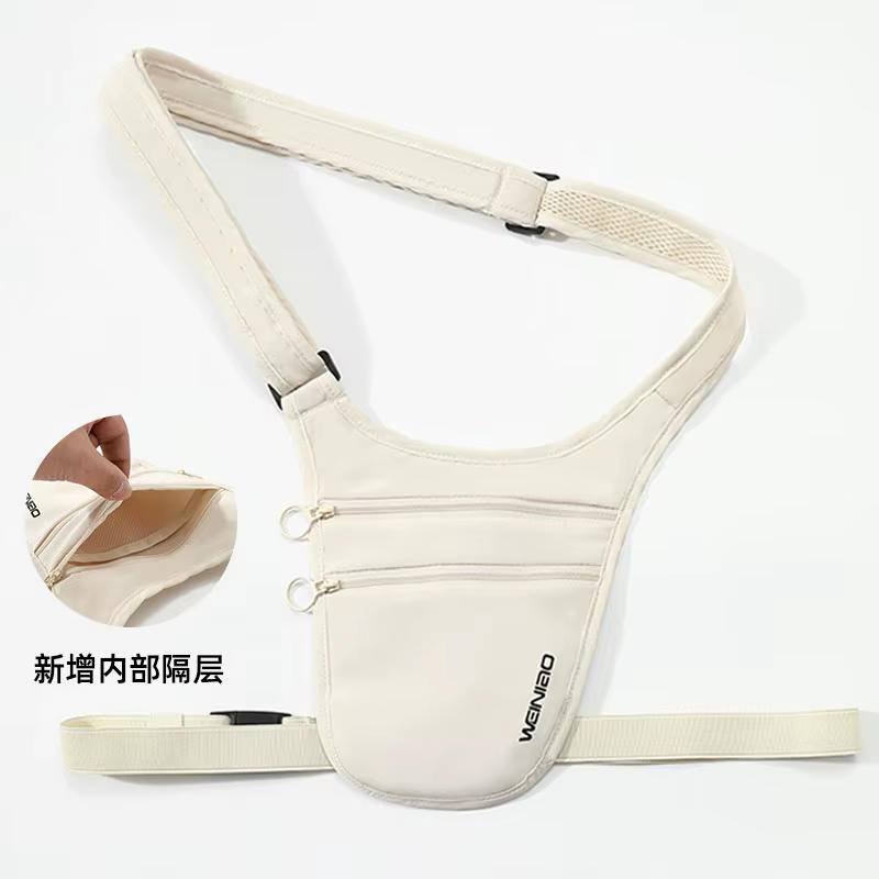 Sac banane de voyage anti-RFID pour homme, sac de ceinture antivol ultra-fin et étanche, nouvelle po