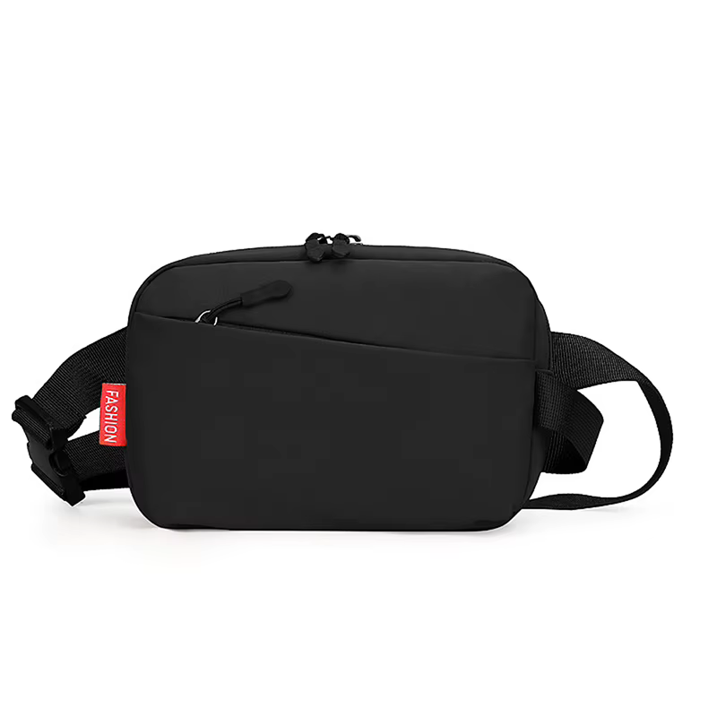 Nouvelles sacs de poitrine en nylon, sac banane pour femme, sac bandoulière, sac banane unisexe, sac