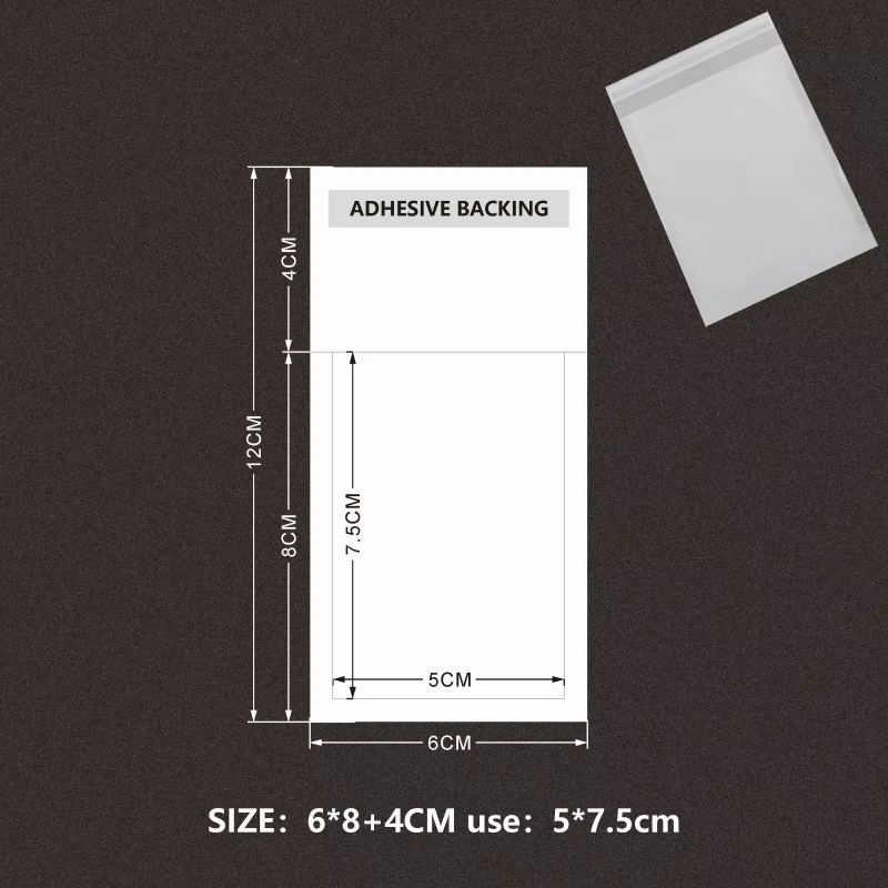 Sacs en papier Glasin biodégradables écologiques, sac semi-transparent, enveloppes auto-adhésives, p