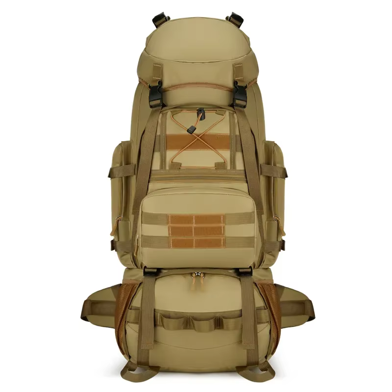 Sacs de randonnée et de camping 80L pour l'extérieur, sacs de montagne MOLLE, sacs d'escalade imperm
