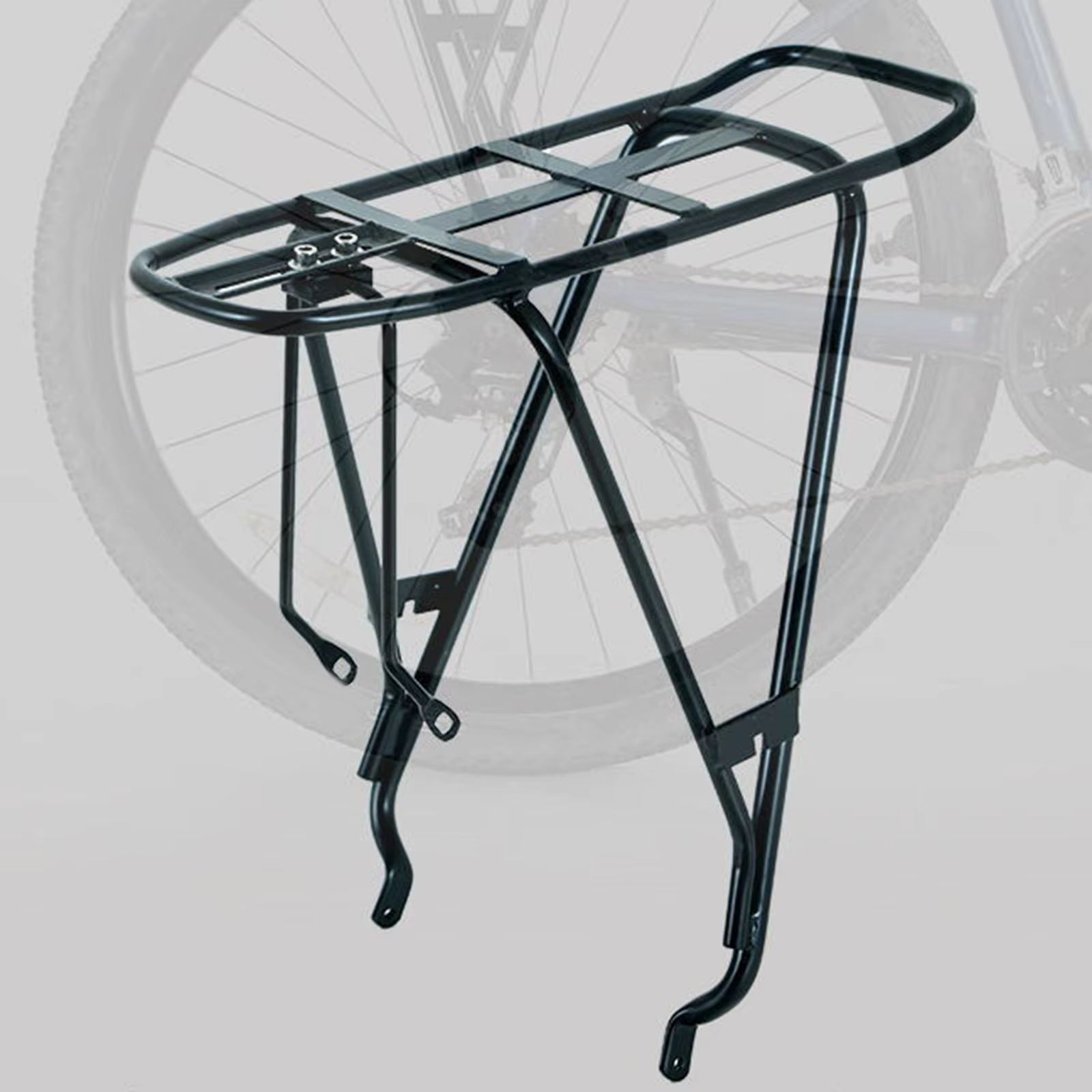 Porte-bagages arrière pour vélo de route et de montagne, sacoche amovible en alliage d'aluminium pou