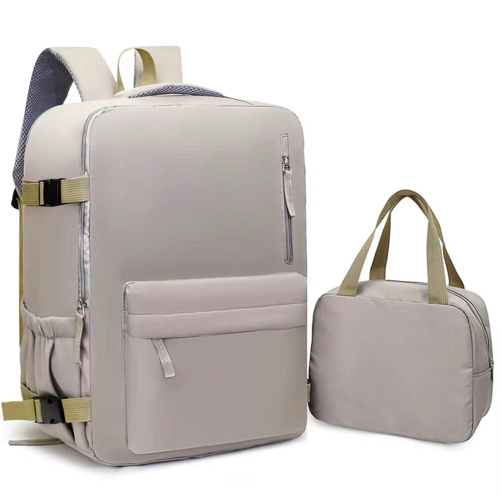 Lot de 2 pièces 40×30×20cm 180 °     Ensemble de sacs à dos à ouverture complète, grand sac de voyag