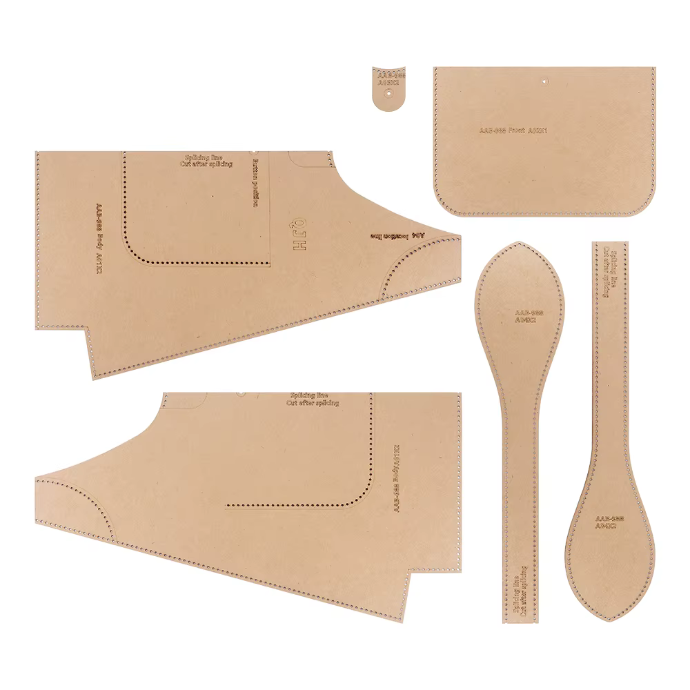 1 ensemble de gabarits en papier kraft pour la couture DIY, modèle de dessin de motifs pour sacs fou