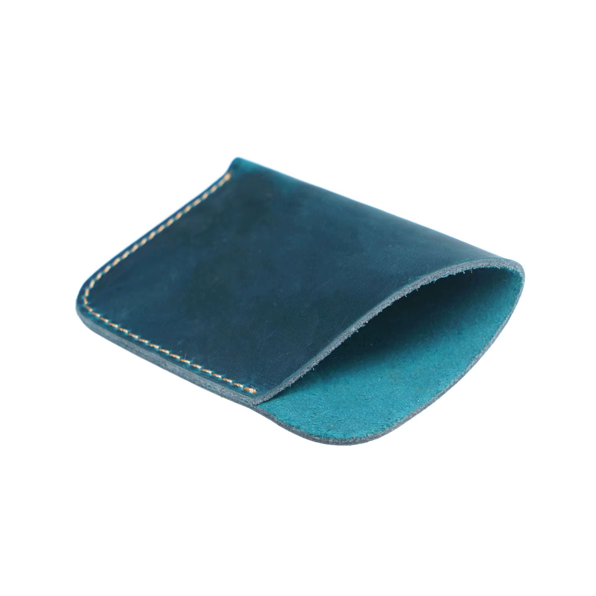 Porte-cartes en cuir Vintage, organisateur, sac de rangement de factures, portefeuille en cuir de va